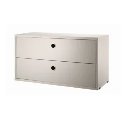 Commodes & Caissons De Rangement<String Caisson à tiroirs , beige, 78x30 cm