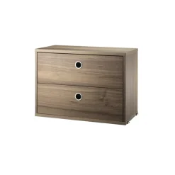 Commodes & Caissons De Rangement<String Caisson à tiroirs , noyer, 58x30 cm