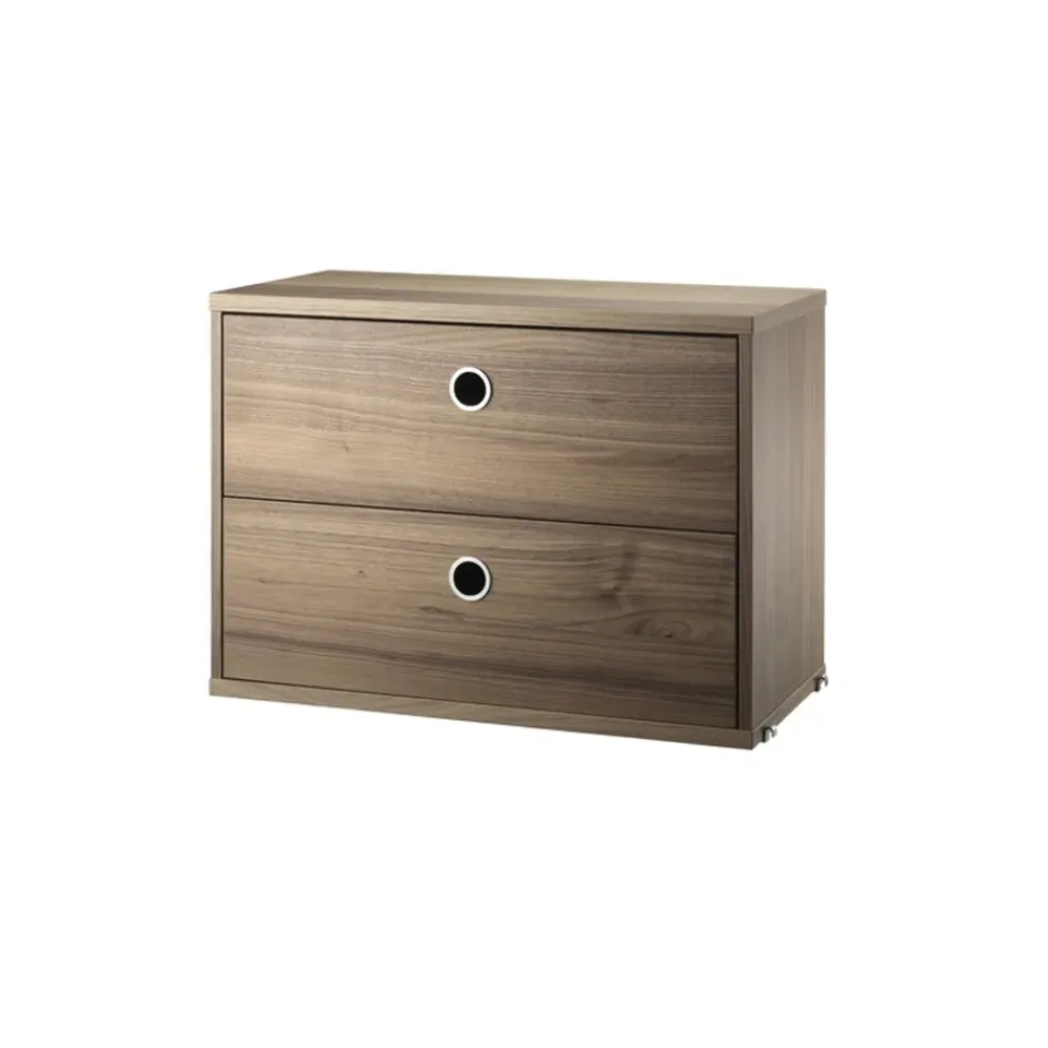 Commodes & Caissons De Rangement<String Caisson à tiroirs , noyer, 58x30 cm