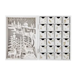 Décorations De Noël<Bloomingville Calendrier de l'Avent Elimar avec éclairage, Blanc