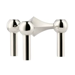 Bougeoirs<STOFF Chandelier Nagel, chrome