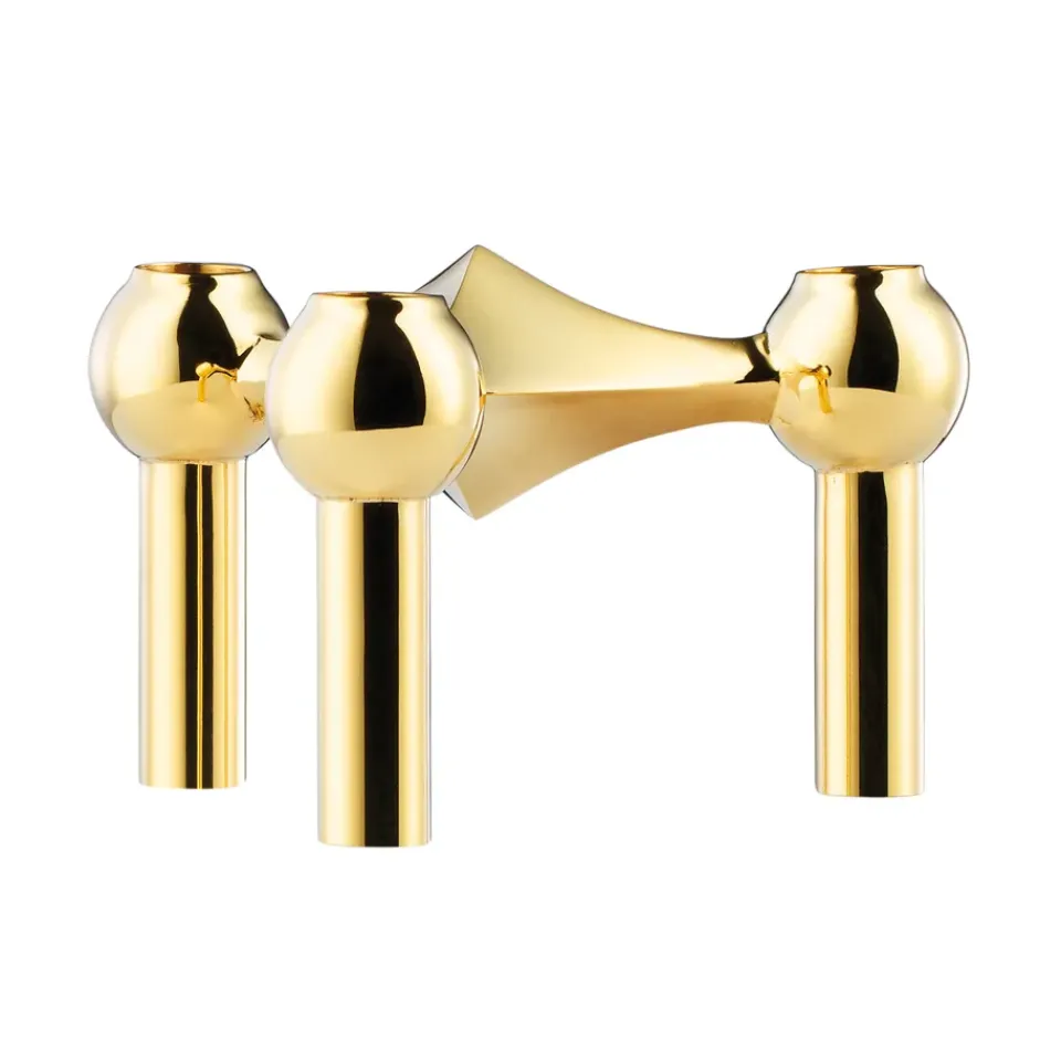 Bougeoirs<STOFF Chandelier Nagel, laiton