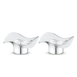 Bougeoirs<Georg Jensen Cobra bougeoir lot de 2, acier inoxydable