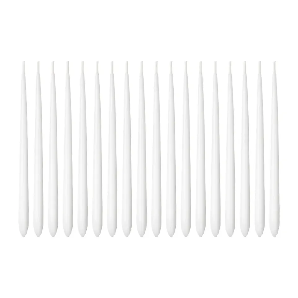 Bougies<Georg Jensen Cobra Hanukkah bougies - lot de 18, Blanc