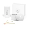 Bougies Parfumées & Diffuseurs<Solstickan Design Coffret cadeau Solstickan bougie parfumée + tube d'allumettes, Blanc-eucalyptus