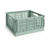 Boites & Bocaux<HAY Colour Crate L Square 42x42 cm, Sage green