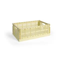 Paniers De Rangement<HAY Colour Crate L 34,5x53 cm, Light yellow