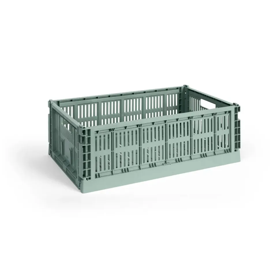 Paniers De Rangement<HAY Colour Crate L 34,5x53 cm, Sage green