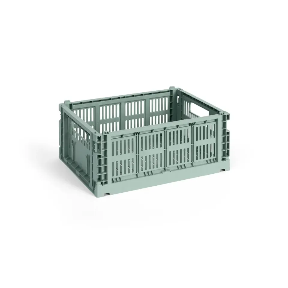 Paniers De Rangement<HAY Colour Crate M 26,5x34,5 cm, Sage green