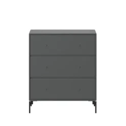 Commodes & Caissons De Rangement<Montana Commode Carry, anthracite 04, pieds noirs laqués