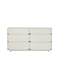 Commodes & Caissons De Rangement<1898 Commode double Vidja, sable, 6 tiroirs