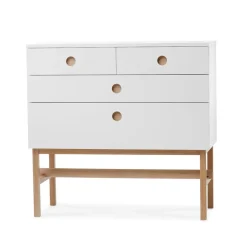 Commodes & Caissons De Rangement<A2 Commode Keep, blanc, structure en chêne huilé blanc