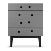 Commodes & Caissons De Rangement<Zweed Commode Peep B3, slate grey, laqué noir