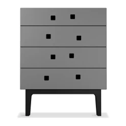 Commodes & Caissons De Rangement<Zweed Commode Peep B3, slate grey, laqué noir