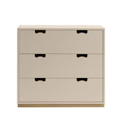 Commodes & Caissons De Rangement<Asplund Commode Snö A3, dark sand, support en chêne