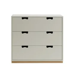 Commodes & Caissons De Rangement<Asplund Commode Snö A3, light grey, support en chêne