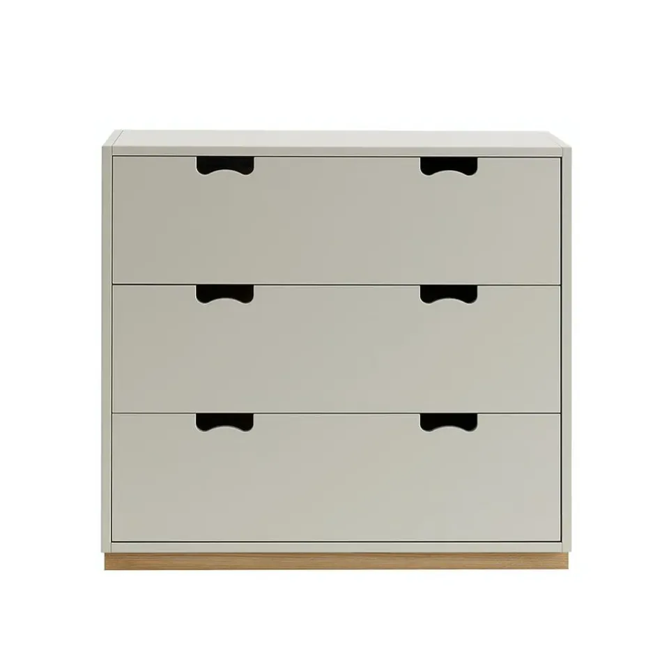Commodes & Caissons De Rangement<Asplund Commode Snö A3, light grey, support en chêne