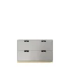 Commodes & Caissons De Rangement<Asplund Commode Snö A2, light grey, support en bouleau