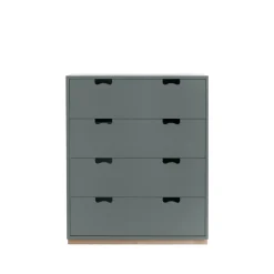 Commodes & Caissons De Rangement<Asplund Commode Snö A, storm grey, support en bouleau