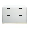 Commodes & Caissons De Rangement<Asplund Commode Snö A2, White, support en chêne
