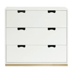 Commodes & Caissons De Rangement<Asplund Commode Snö A3, white, support en bouleau