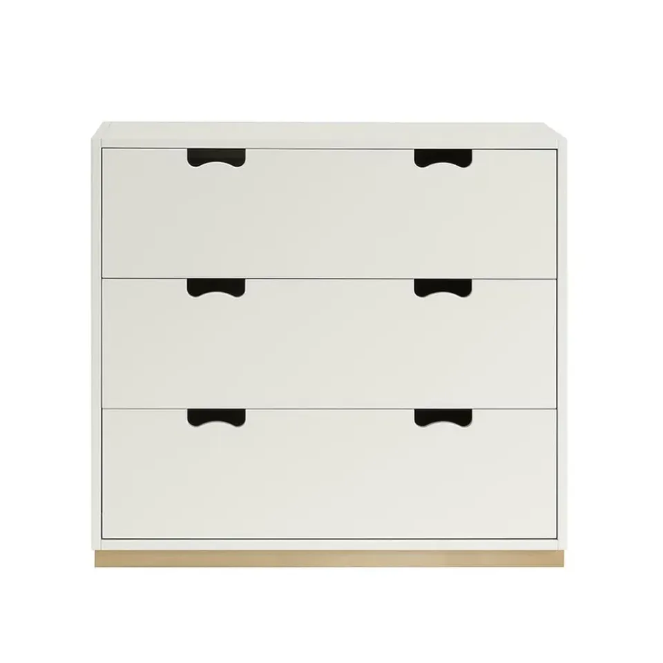 Commodes & Caissons De Rangement<Asplund Commode Snö A3, white, support en chêne