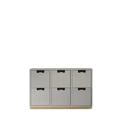Commodes & Caissons De Rangement<Asplund Commode Snö B2, light grey, support en bouleau