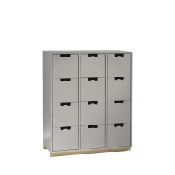 Commodes & Caissons De Rangement<Asplund Commode Snö B, light grey, support en bouleau