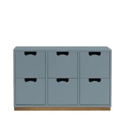 Commodes & Caissons De Rangement<Asplund Commode Snö B2, nordic blue, support en chêne