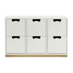 Commodes & Caissons De Rangement<Asplund Commode Snö B2, white, support en bouleau