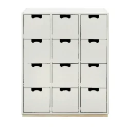 Commodes & Caissons De Rangement<Asplund Commode Snö B, white, support en bouleau