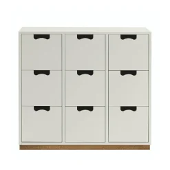 Commodes & Caissons De Rangement<Asplund Commode Snö B3, white, support en chêne