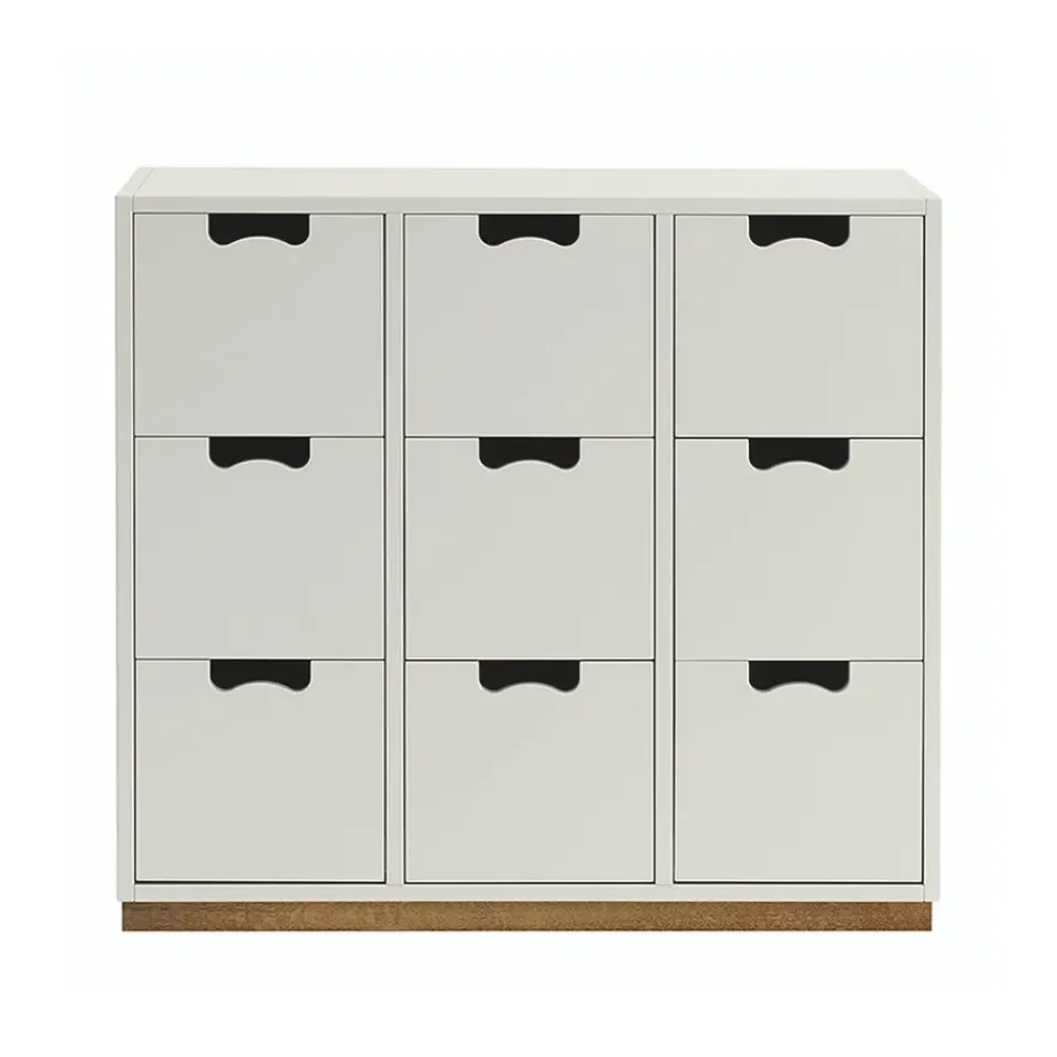 Commodes & Caissons De Rangement<Asplund Commode Snö B3, white, support en chêne