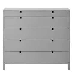 Commodes & Caissons De Rangement<1898 Commode Square 5 tiroirs, Gris