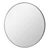 Miroirs Ronds|Miroirs Muraux<Broste Copenhagen Complete miroir noir, Ø 80 cm