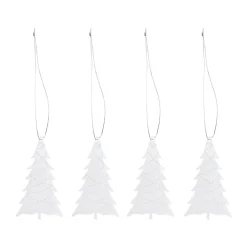 Décorations De Noël<Cooee Design Cooee suspensions de Noël en acier inoxydable, lot de 4, Arbre