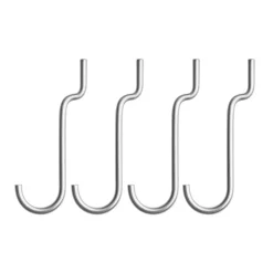 Crochets & Portemanteaux Muraux<String Crochet d'extérieur autoportant , acier inoxydable, lot de 4