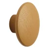 Crochets & Portemanteaux Muraux<Muuto Crochet Dots wood burnt orange, Ø6,5 cm
