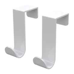 Crochets & Portemanteaux Muraux<Bosign Crochet en J simple Lot de 2, Blanc