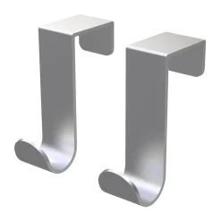 Crochets & Portemanteaux Muraux<Bosign Crochet en J simple Lot de 2, Acier brossé