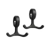 Crochets & Portemanteaux Muraux<Essem Design Crochet Nostalgi lot de 2, noir