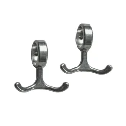 Crochets & Portemanteaux Muraux<Essem Design Crochet Nostalgi lot de 2, aluminium