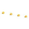 Crochets & Portemanteaux Muraux<Essem Design Crochet petit Classic, lot de 4, Sun yellow