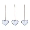 Décorations De Pâques<Iittala Cœur en verre , Bleu clair, 5 cm, lot de 3