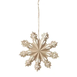 Décorations De Noël<Broste Copenhagen Décoration de Noël Snowflake natural, Ø15 cm