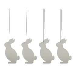 Décorations De Pâques<Cooee Design Décoration de Pâques Easter Deco lièvre Lot de 4, White