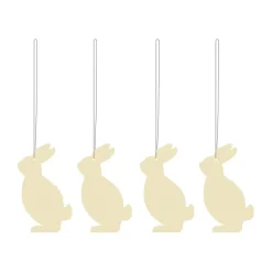 Décorations De Pâques<Cooee Design Décoration de Pâques Easter Deco lièvre Lot de 4, Light yellow