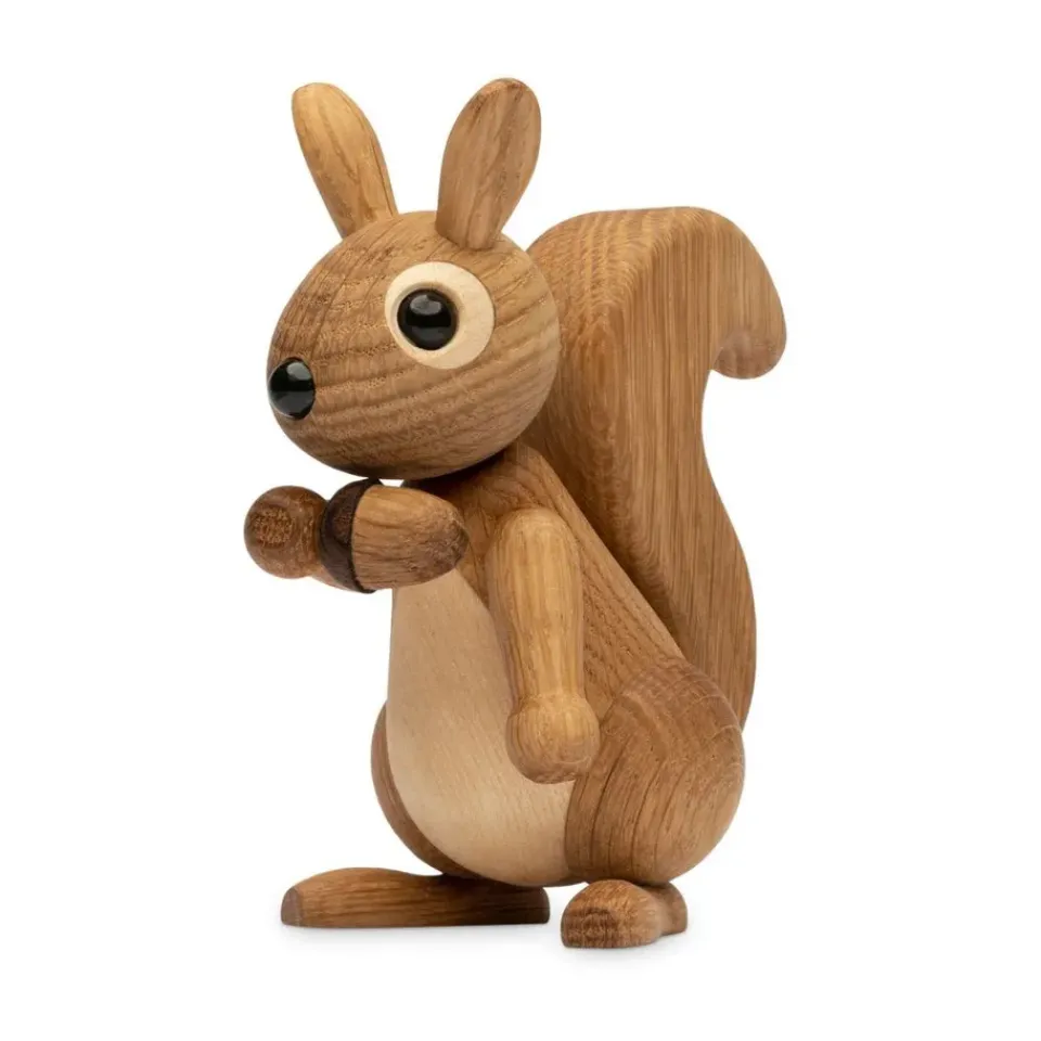 Figurines En Bois<Spring Copenhagen Décoration Hazel Écureuil 11,5 cm, Chêne