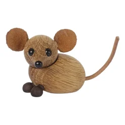 Figurines En Bois<Spring Copenhagen Décoration souris The Country Mouse, Chêne