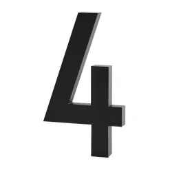 Accessoires Pour Chambre D'Enfants|Accessoires Pour Chambre D'Enfants<Design Letters chiffres Aluminium 100 mm, 4